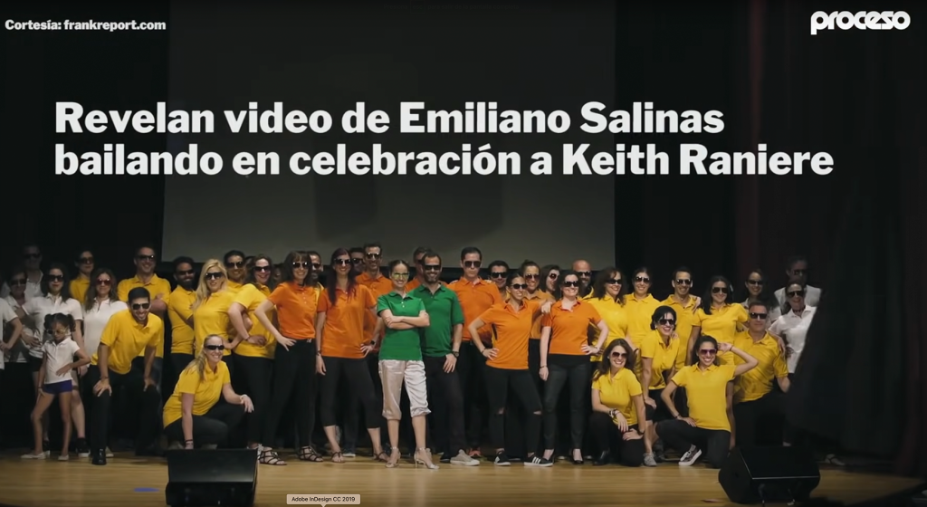 Revelan video de Emiliano Salinas bailando en celebración a Keith Raniere